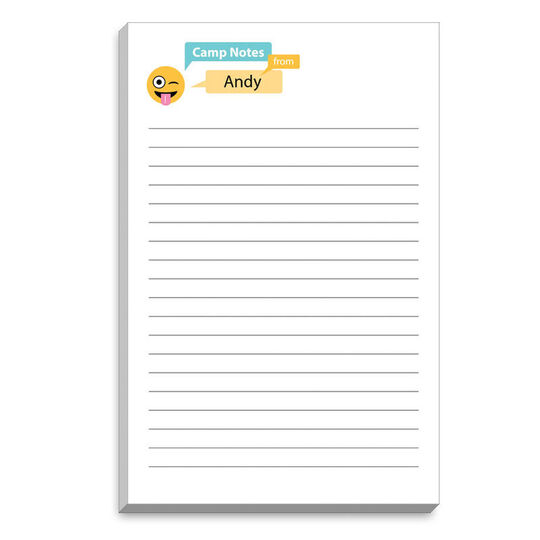 Emoji Silly Speech Bubble Camp Notepads